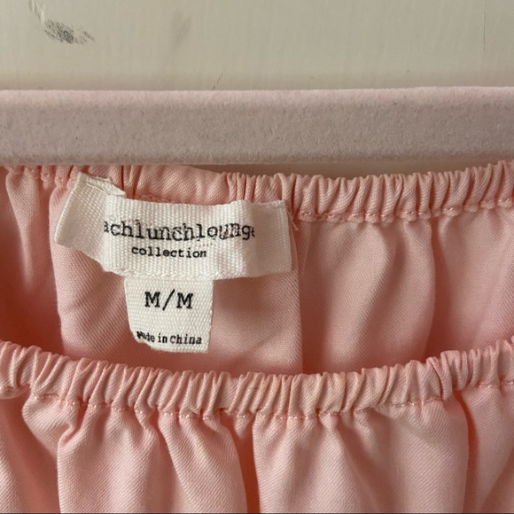 pink off the shoulder top - beachlunchlounge - Picture 3 of 3